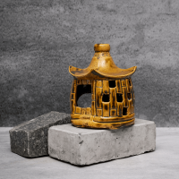 Ochre Bird Feeder By Shivika's Pottery Ochre Bird Feeder By Shivika's Pottery