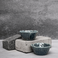 Azure Chip Dip Bowl By Shivika's Pottery