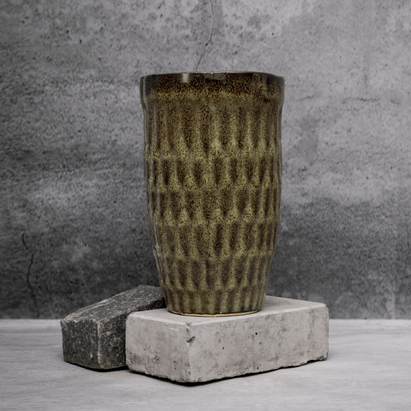 Earthy Tribal Planter By Shivika's Pottery Earthy Tribal Planter By Shivika's Pottery