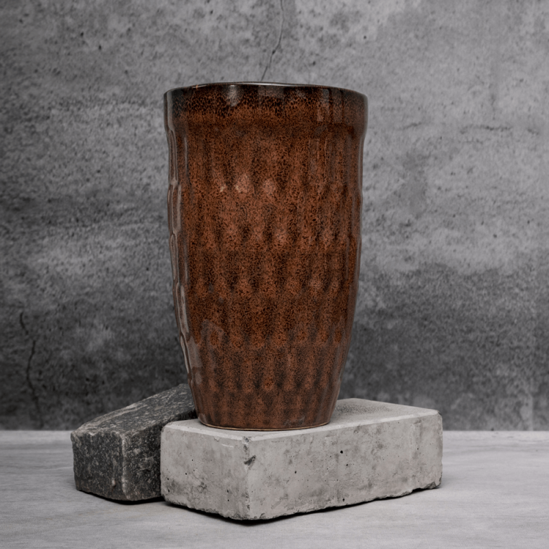 Brown Tribal Planter By Shivika's Pottery Brown Tribal Planter By Shivika's Pottery