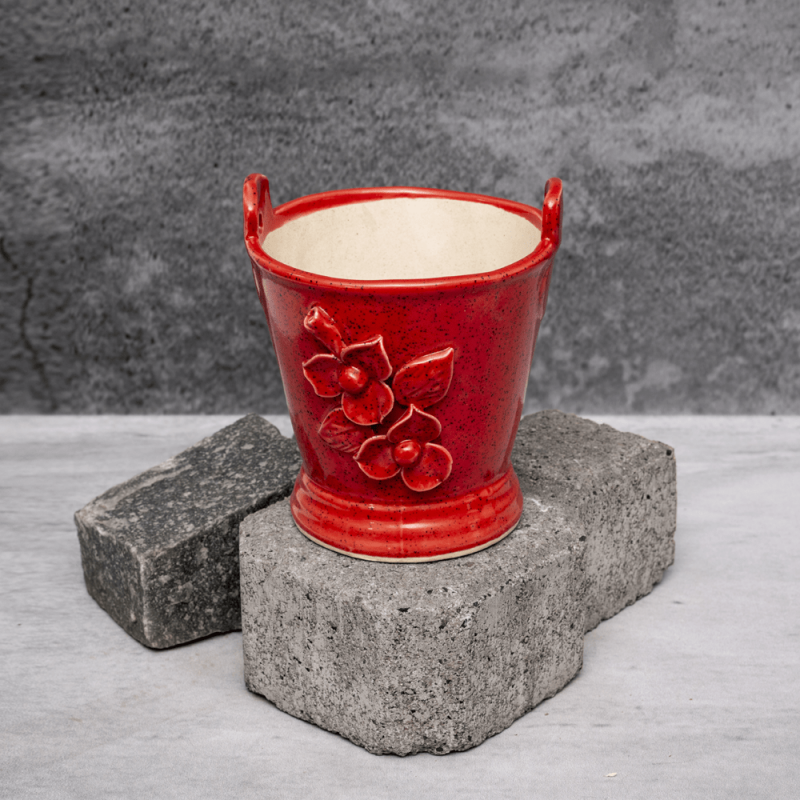 Germanium Flower Planter By Shivika's Pottery Germanium Flower Planter By Shivika's Pottery