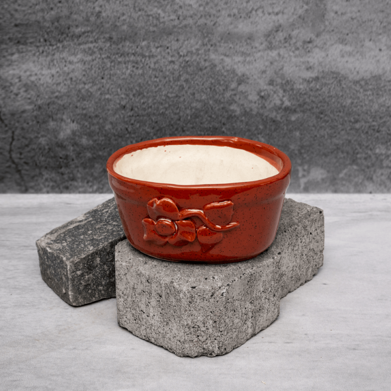 Germanium Flower Pattern Planter By Shivika's Pottery Germanium Flower Pattern Planter By Shivika's Pottery