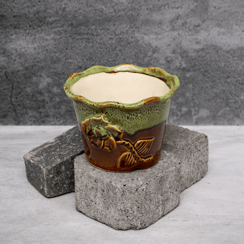 Dual Tone Flower Planter By Shivika's Pottery Dual Tone Flower Planter By Shivika's Pottery