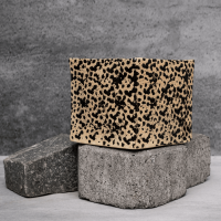 Brown Square Abstract Planter By Shivika's Pottery Brown Square Abstract Planter By Shivika's Pottery
