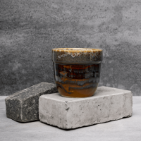 Brown Contempo Planter By Shivika's Pottery Brown Contempo Planter By Shivika's Pottery