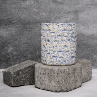 Blue Aquamarine Planter By Shivika's Pottery Blue Aquamarine Planter By Shivika's Pottery