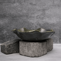 Olive Abstract Planter By Shivika's Pottery Olive Abstract Planter By Shivika's Pottery