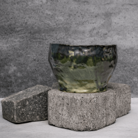 Dual Tone Rustic Pot By Shivika's Pottery Dual Tone Rustic Pot By Shivika's Pottery