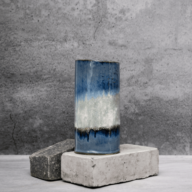 Blue Ultramarine Vase By Shivika's Pottery Blue Ultramarine Vase By Shivika's Pottery